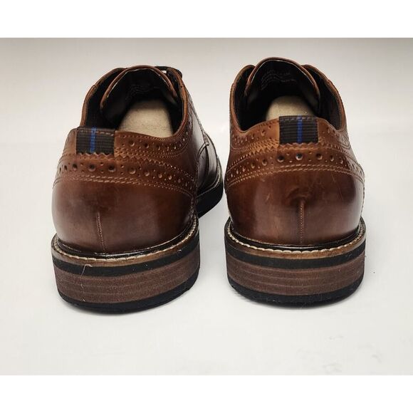 Nunn Bush Men\'s Overland Cap Toe Oxford Tan Nubuck Brown Dress Shoes Size 12M main image 14